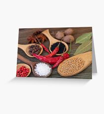 Spicy kitchen Greeting Card