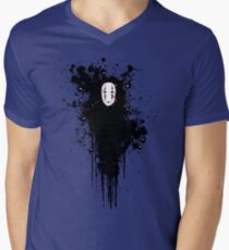 Ink face Men's V-Neck T-Shirt