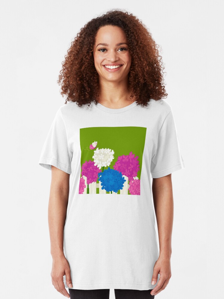 Alternate view of Flower Garden Slim Fit T-Shirt