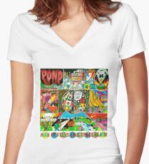 Pond - Man it Feels Like Space Again Women's Fitted V-Neck T-Shirt
