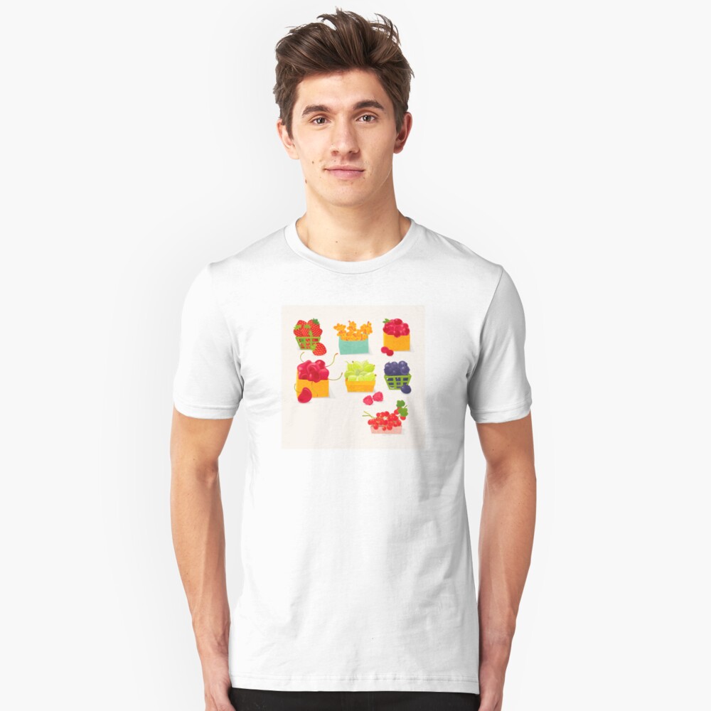 Sweet Berries Slim Fit T-Shirt