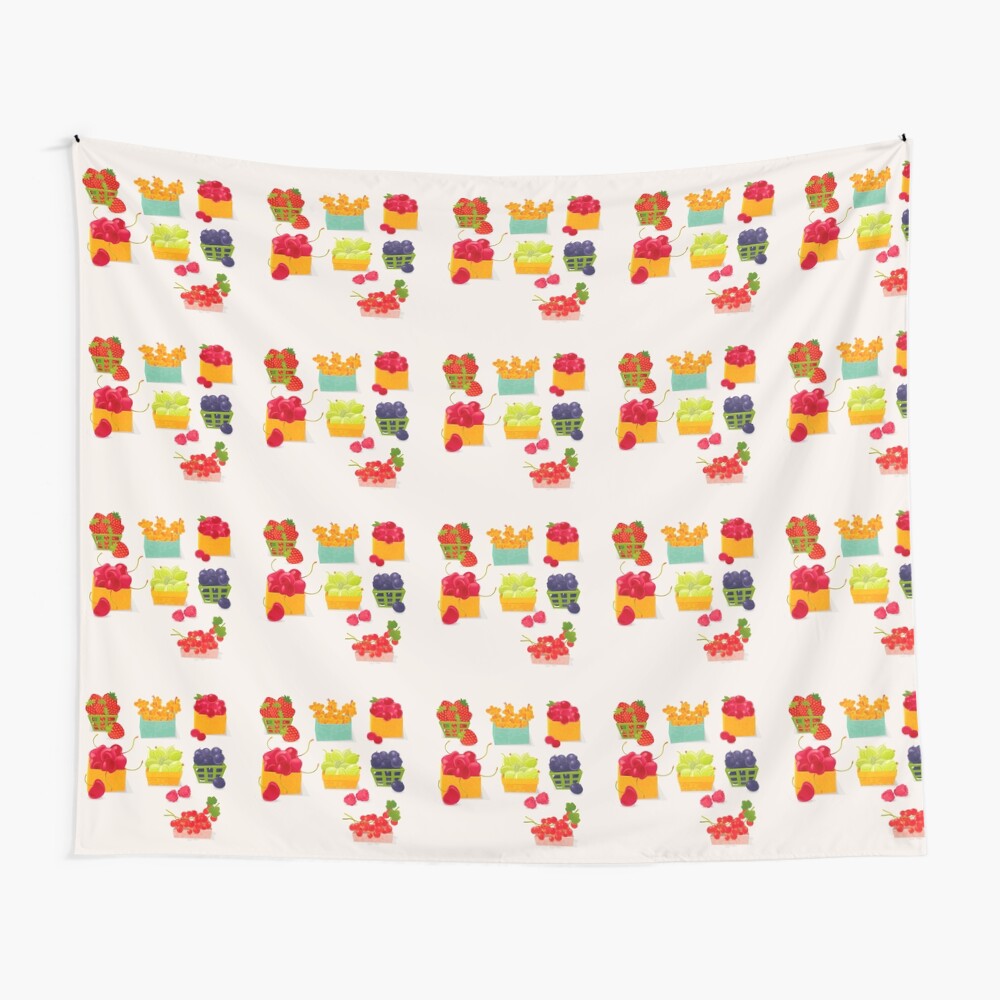 Sweet Berries Wall Tapestry