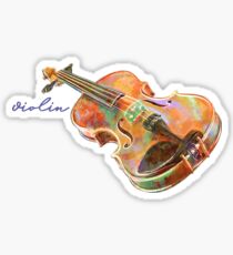 Violin Sticker