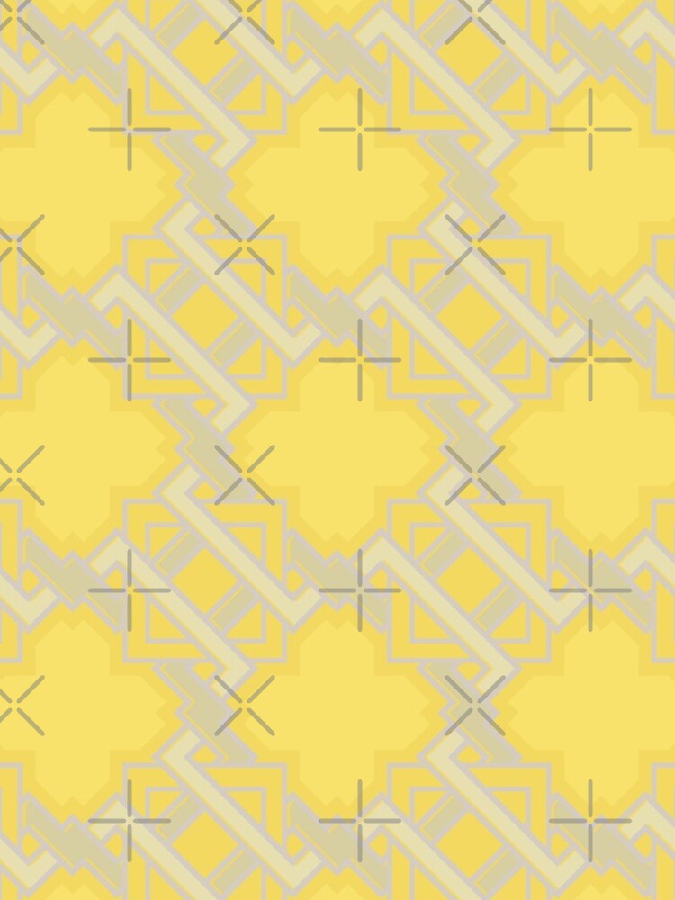 Yellow Geometric Pattern by rusanovska