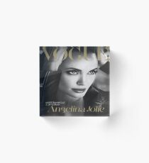 Angelina Jolie Acrylic Block