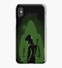 Green shadow iPhone Case