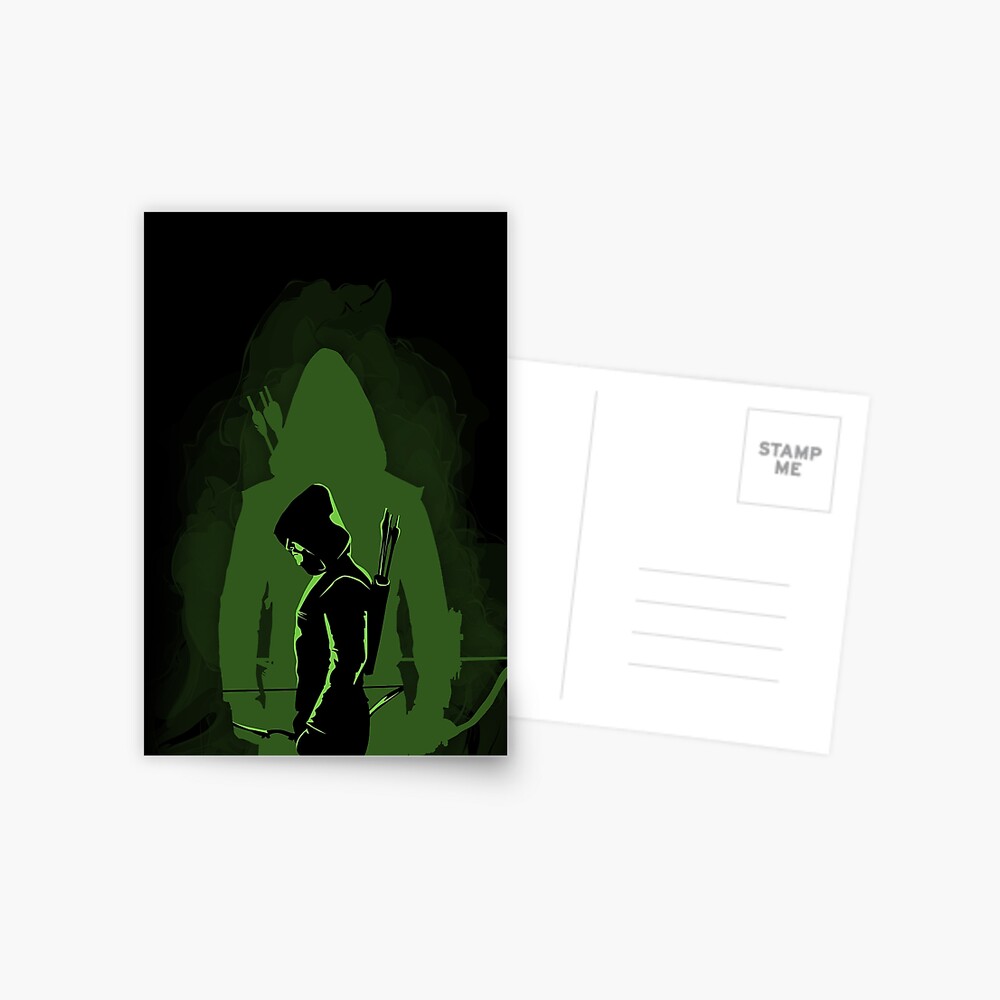 Green shadow Postcard