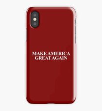MAKE AMERICA GREAT AGAIN iPhone Case