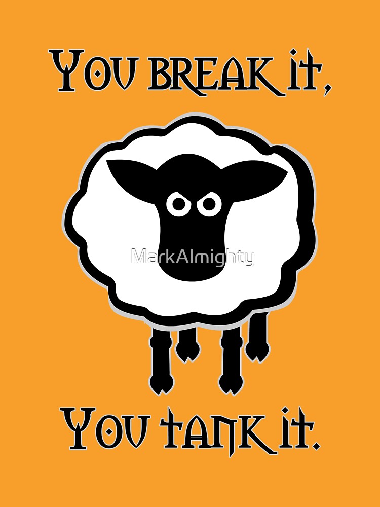 You Tank It - sheep (clean) by MarkAlmighty