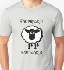 You Tank It - sheep (distressed) Unisex T-Shirt