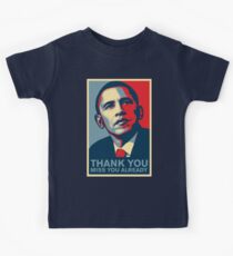 Obama - Thank You, Miss You Already Kids Tee