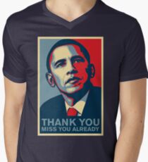 Obama - Thank You, Miss You Already Men's V-Neck T-Shirt