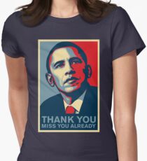 Obama - Thank You, Miss You Already Women's Fitted T-Shirt