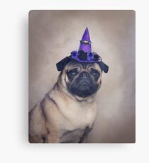 Peppa Pug Hates Halloween Canvas Print