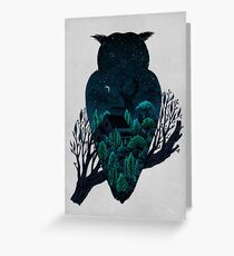 Owlscape Greeting Card