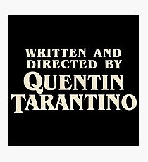 Lámina fotográfica Quentin Tarantino