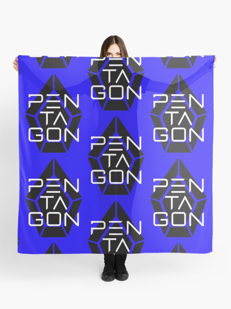 Pentagon Kpop Logo Scarf By Paolaazeneth Redbubble