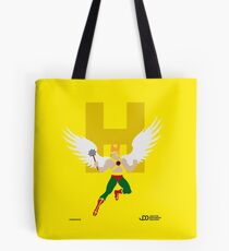 Hawkman - Superhero Minimalist Alphabet Clothing Tote Bag