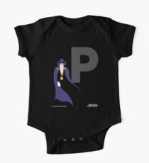 The Phantom Stranger - Superhero Minimalist Alphabet Clothing One Piece - Short Sleeve