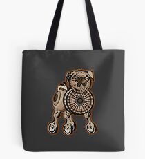 Steampunk Pug Tote Bag