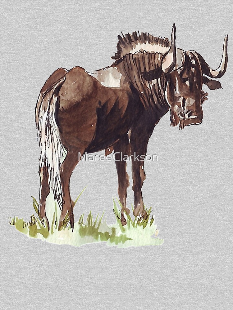 Black Wildebeest (Connochaetes gnou) by MareeClarkson