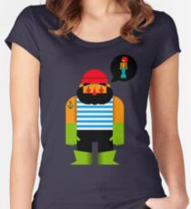 Fisherman Women's Fitted Scoop T-Shirt