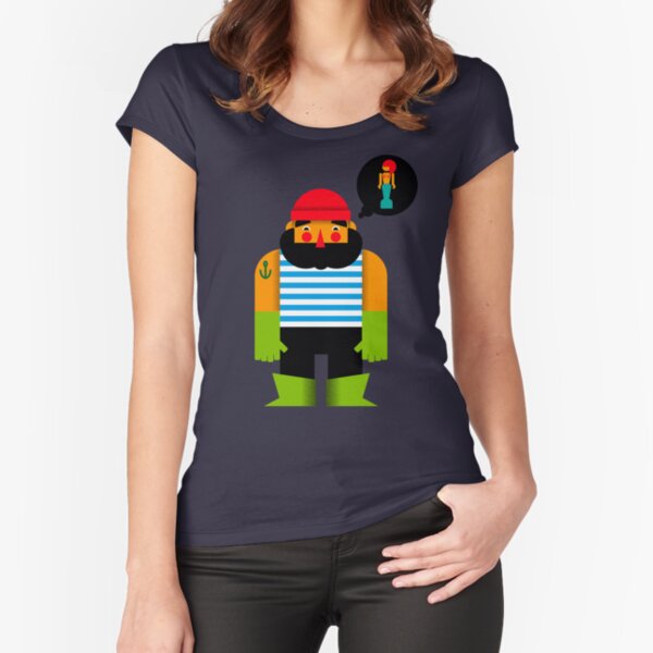 Fisherman Fitted Scoop T-Shirt