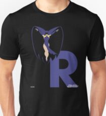 Raven - Superhero Minimalist Alphabet Clothing Unisex T-Shirt