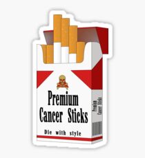 Premium Cancer Sticks Sticker