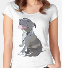 Pitbull Tailliertes Rundhals-Shirt