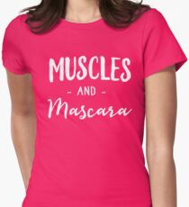 Muscles and Mascara Women's Fitted T-Shirt