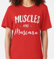 Muscles et Mascara T-shirt ajusté