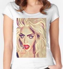 Camiseta entallada de cuello redondo Alyssa Edwards
