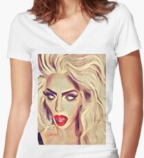 Alyssa Edwards Women's Fitted V-Neck T-Shirt