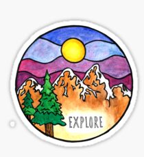 Pegatina Explora el aire libre