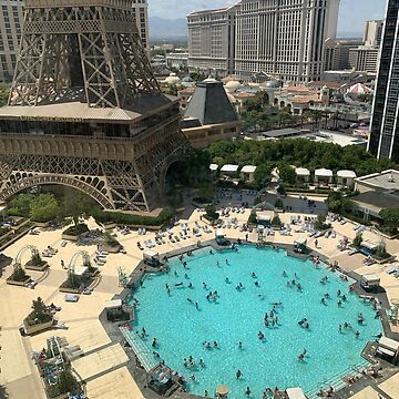 Paris Hotel Pool Las Vegas Summer Fun Caesars Art Print for Sale by  ChemicallyClean