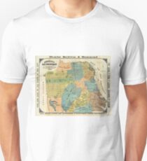 Vintage Map of San Francisco (1890) Unisex T-Shirt