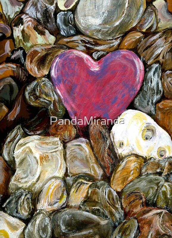"Love Rocks" by PandaMiranda Redbubble