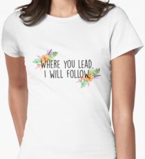 Gilmore Girls - Where you lead Women's Fitted T-Shirt