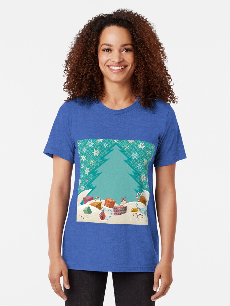 Alternate view of Christmas Eve Tri-blend T-Shirt