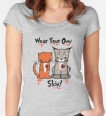 Wear Your Own Skin! Women's Fitted Scoop T-Shirt