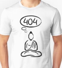 Buddha meditation 404 Slim Fit T-Shirt
