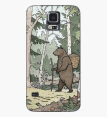 Funda/vinilo para Samsung Galaxy Oso en el bosque