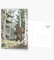Postales Oso en el bosque