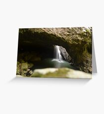 natural bridge. Greeting Card
