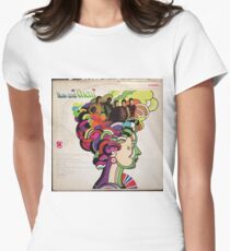 Now and Them, Psychedelic Garage Rock lp Women's Fitted T-Shirt