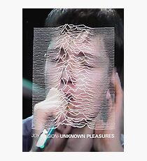 Ian Curtis/Unknown Pleasures mix up Photographic Print