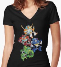 Rescue Bots: Fall to the Rescue Women's Fitted V-Neck T-Shirt