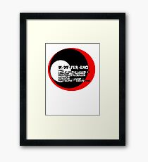Indifference Framed Print
