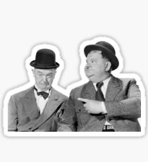 Laurel and Hardy Sticker